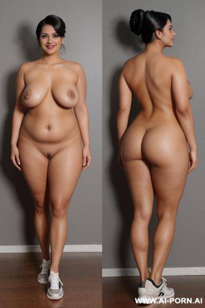 Naked woman in sneakers - ai-porn.ai on pornintellect.com