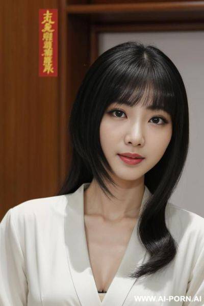 只见美艳的林柔妆容精致，如一只白色的粽子淫荡的躺在床上，全身被红色的绳子绑的结结实实。眼睛蒙着一个黑色的眼罩，脑后顶着一层白色的薄纱，丰腴的肉体则穿着一套白色的情趣衣，丝袜和高跟也是白丝的。仔细打量，竟是一套淫荡的情趣婚纱！ - ai-porn.ai on pornintellect.com