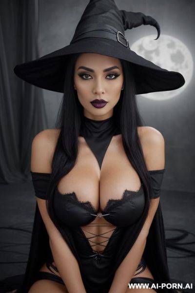 (big round eyes) (((african+asian mixed race))) (hair accessory) (ahegao) (flowing hair) (((extremely beautiful))) (((full lips))) (shaped eyebrows) (submissive) (hoop earrings) (((hourglass figure))) ((very pretty clean face)) (sexy pose) - ai-porn.ai on pornintellect.com