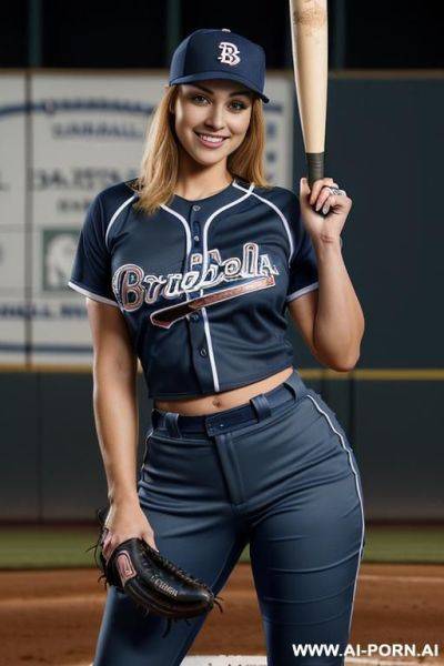 (realistic baseball jersey), (baseball pants), - ai-porn.ai on pornintellect.com