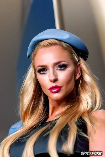 Alica schmidt as cammy white キャミィ ホワイト from street fighter ストリートファイター hard oral sex busty white woman twenty years old fully topless emerald green eyes red lip red beret oiled pale skin - spicy.porn on pornintellect.com