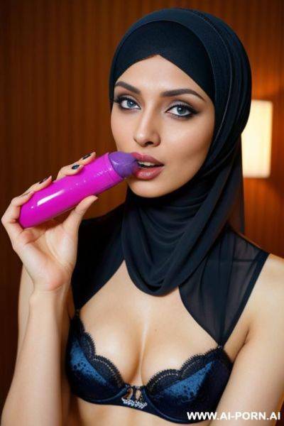 Hijab dildo in mouth - ai-porn.ai on pornintellect.com