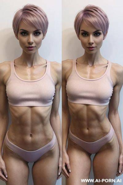 Neutral_standing_position, fit woman - ai-porn.ai on pornintellect.com