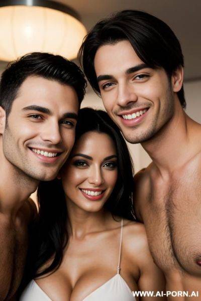 Two men facking two sexy woman - ai-porn.ai on pornintellect.com