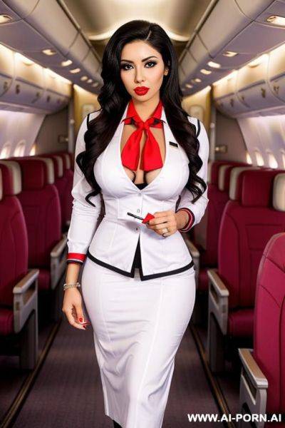 Mexican, bimbo, chola, big nose, holding syringe - ai-porn.ai - Mexico on pornintellect.com