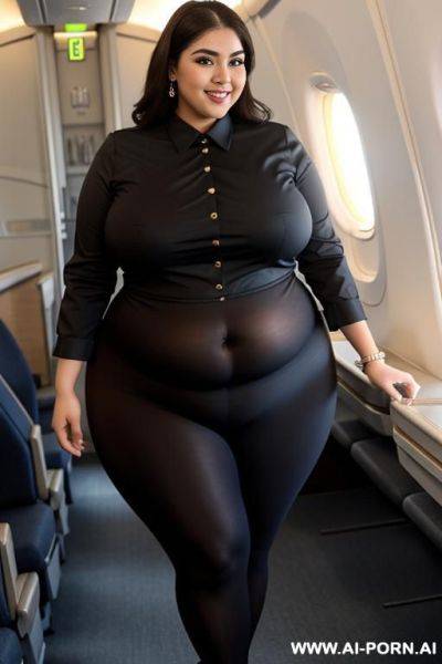 Mexican, bimbo, ssbbw, rotund figure, huge, big nose, very pear shaped, extra thicc, wide hips - ai-porn.ai - Mexico on pornintellect.com