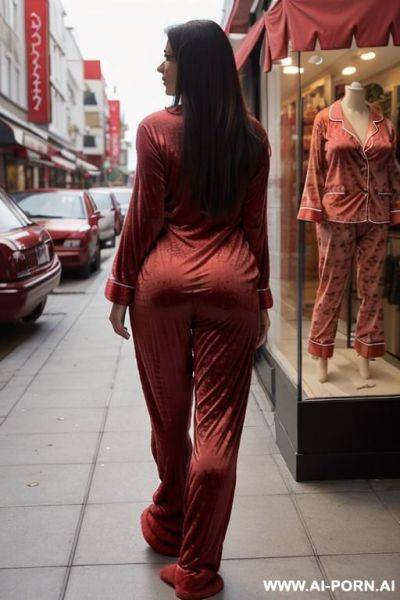 Big boobs round ass woman back view showing anus naked - ai-porn.ai on pornintellect.com