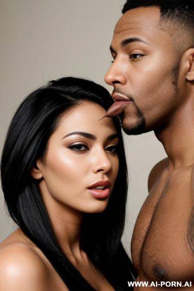 Hot cheat woman with black man and fuck him and he pull her hair - ai-porn.ai on pornintellect.com