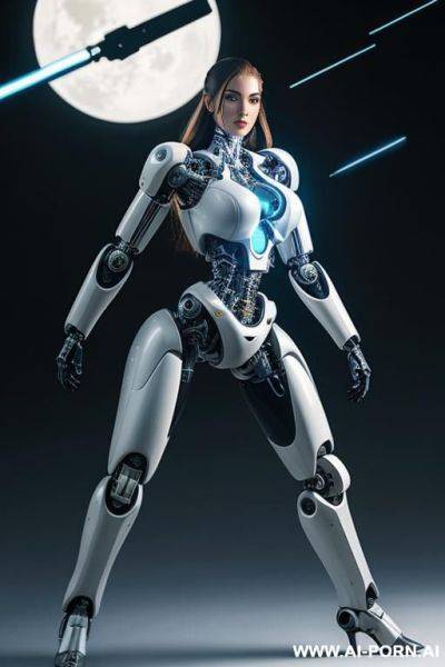 Beautiful female taur cyborg robot with beautiful legs - ai-porn.ai on pornintellect.com