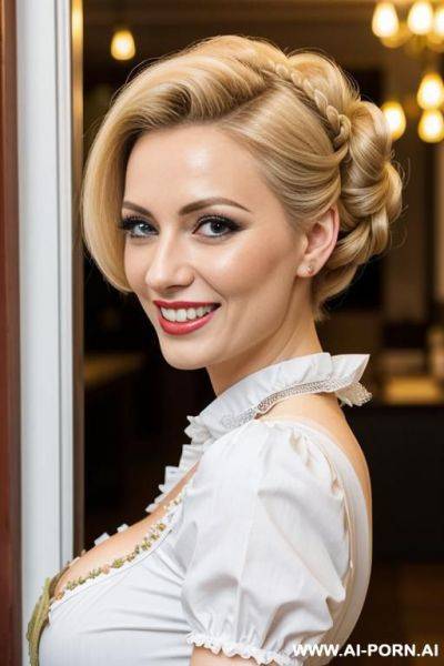 Dirndl massive tits poped out blond - ai-porn.ai on pornintellect.com