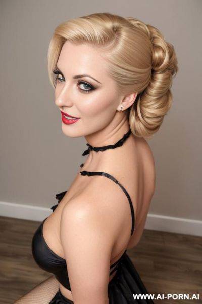 Dirndl saggy naked tits blond front - ai-porn.ai on pornintellect.com