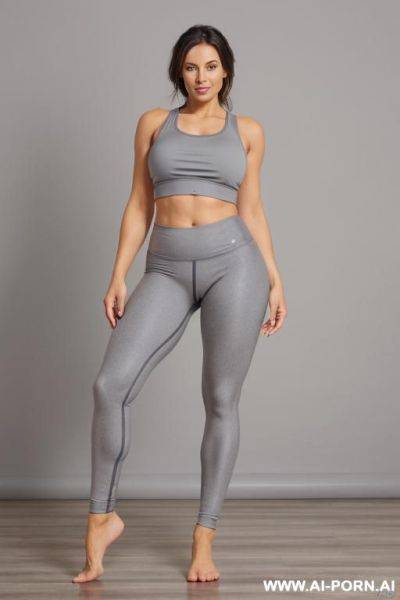 In grey yoga pants - ai-porn.ai on pornintellect.com