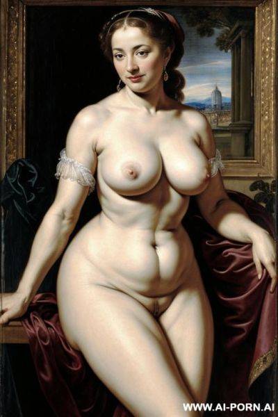Old women, mature, saggy tits, italian, nude, rubens art - ai-porn.ai - Italy on pornintellect.com