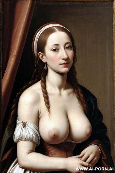 Nude, old women, saggy tits, renaissance art - ai-porn.ai on pornintellect.com