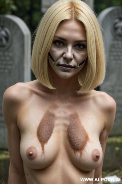 (((two characters))), (((woman fucking with female skeleton))), (hairy armpits), very hairy pussy ((really hairy)) (((hairy more ever))) ((thick long hair on pussy)), (((super dirty body, extreme dirty, - ai-porn.ai on pornintellect.com