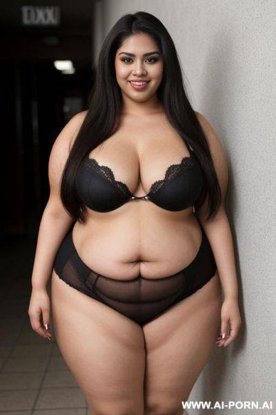 Rotund figure, huge wide body, mexican, masterpiece supermodel, huge nose, chicana, chola, grunge, hot, pear shaped, wide hips - ai-porn.ai - Mexico on pornintellect.com