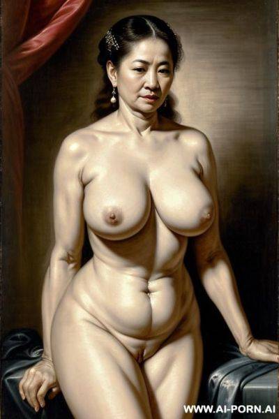 Mature, very old women, saggy tits, thai, nude, rubens art - ai-porn.ai - Thailand on pornintellect.com