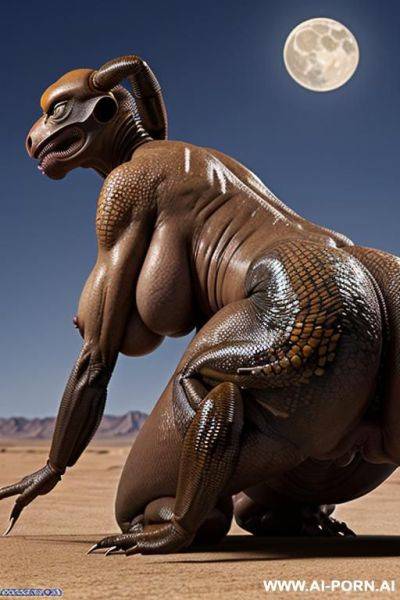 Imaginary image: woman on all fours pose (most realistic woman), scorpion (huge scorpion) fuck woman (scorpion and woman copulate in the animal pose) (giant imaginary scorpion dick); woman with - ai-porn.ai on pornintellect.com