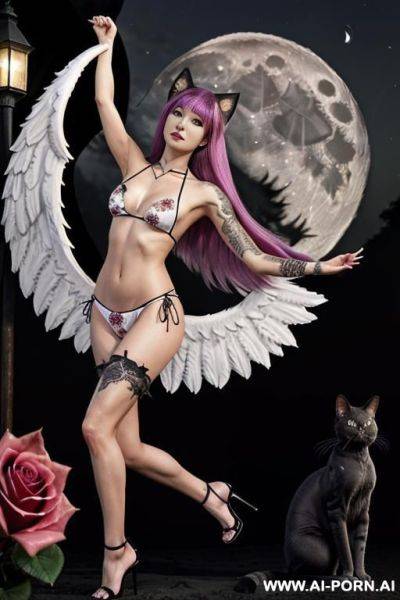 (midnight) (moon hid behind the clouds) ((darkness)) (most realistic woman) (very perfect woman) ((pretty woman)) ((fucking a giant scorpion)) (super big scorpion) ((copulating with a giant scorpion)) - ai-porn.ai on pornintellect.com