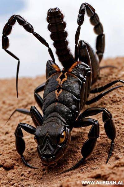 Natural scorpion (real arahnid) (monstrously huge scorpion) - ai-porn.ai on pornintellect.com