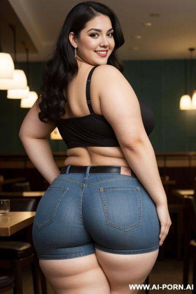 Colombian, wide hips, extra thicc, ssbbw, hourglass, huge ass - ai-porn.ai - Colombia on pornintellect.com