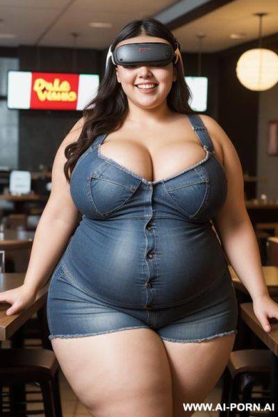 Colombian, wide hips, extra thicc, wearing oculus rift - ai-porn.ai - Colombia on pornintellect.com