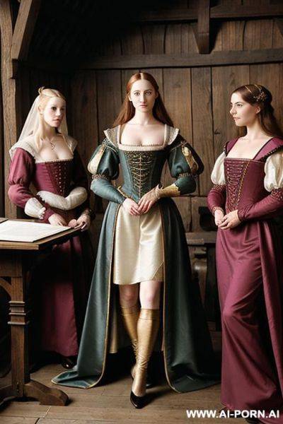 Group of women doing alchemy - ai-porn.ai on pornintellect.com
