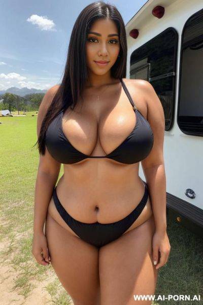 Keep face, keep body, full body view, seductive smirk, full frontal, - ai-porn.ai on pornintellect.com