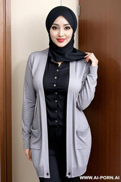 Hijab secretary - ai-porn.ai on pornintellect.com
