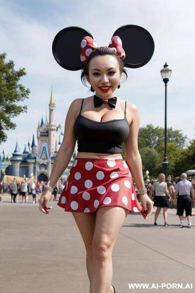 (suburban mom) (famous theme park) (minnie mouse) - ai-porn.ai on pornintellect.com