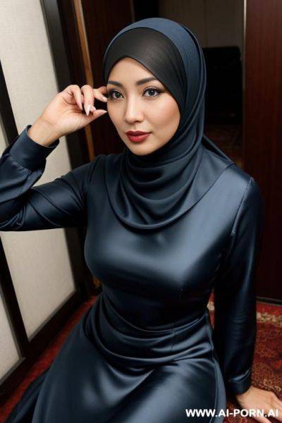 Hijab wide angle selfie - ai-porn.ai on pornintellect.com