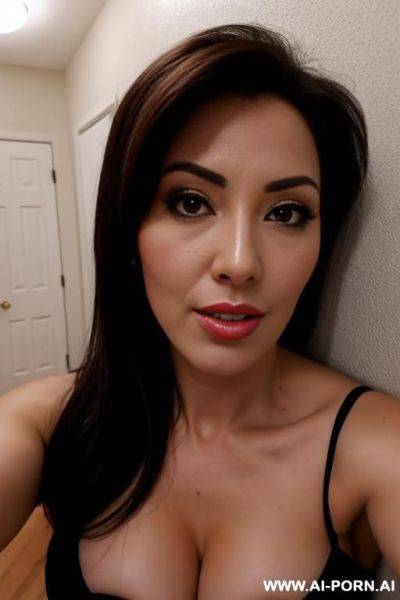 Arafed housewife, glory hole, pov, eye contact - ai-porn.ai on pornintellect.com
