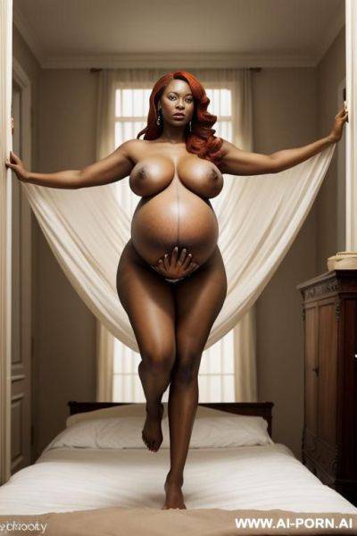 Mature, very old women, saggy tits, nude, african, chubby, classical art - ai-porn.ai on pornintellect.com