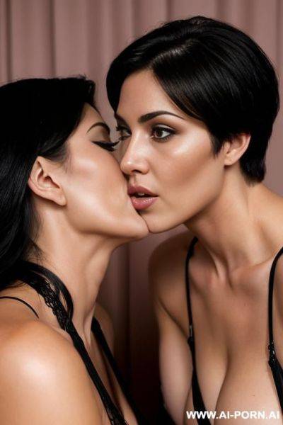 Lesbian kissing - ai-porn.ai on pornintellect.com