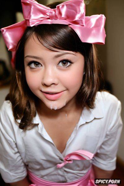 Not particularly lithe or sinewy, cherubic but slender face showing her obvious youth - spicy.porn on pornintellect.com