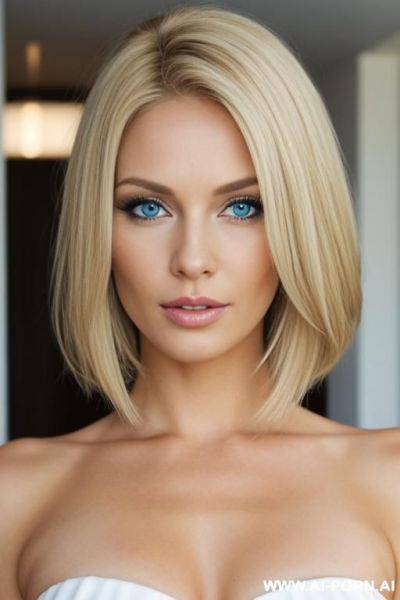 Blue eyes, s, blonde hair, healthy hair, not naked - ai-porn.ai on pornintellect.com