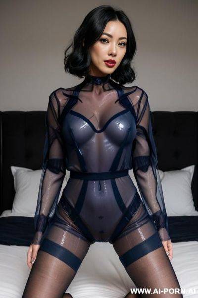 Dominatrix, cuckold, creampie cum cleanup humiliation interracial dildo - ai-porn.ai on pornintellect.com