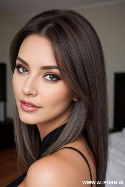 Grey eyes brown hair 1 - ai-porn.ai on pornintellect.com