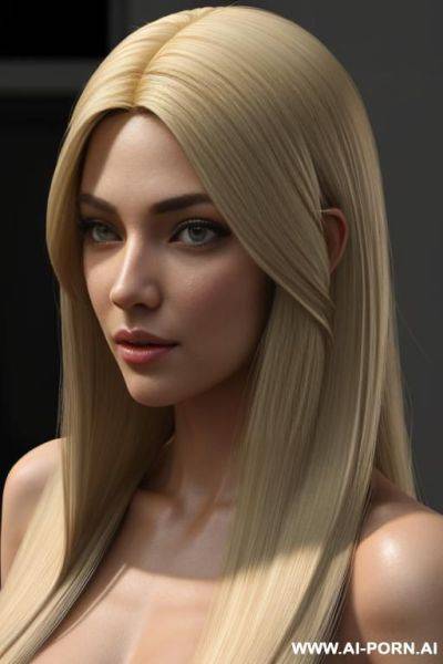 Long blonde hair, natural blonde hair, ray tracing, path traced lighting - ai-porn.ai on pornintellect.com