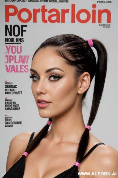 Pornstar, magazine cover - ai-porn.ai on pornintellect.com