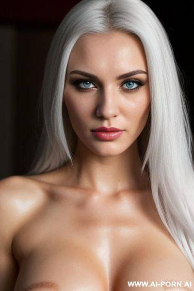 Две девушки целуются а из головы торчит топор - ai-porn.ai on pornintellect.com
