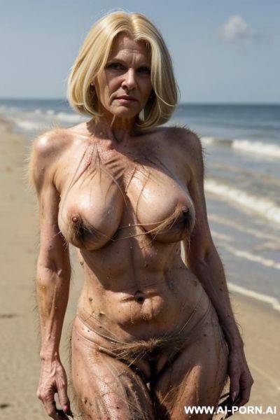 Superheroine granny mature femal comic ma-rvel, hairy, (((dirty and hairy skin))), (extrem hairy armpits) - ai-porn.ai on pornintellect.com