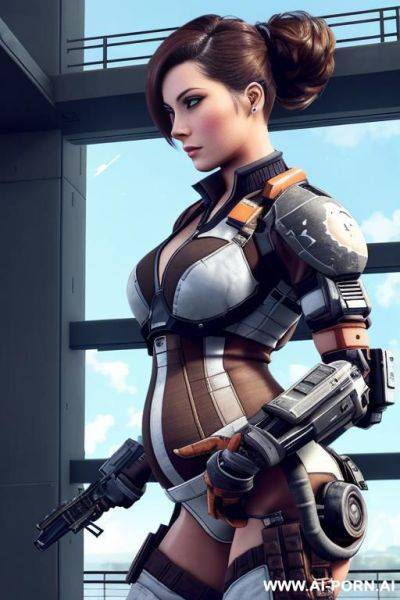 Pregnant titanfall pilot - ai-porn.ai on pornintellect.com