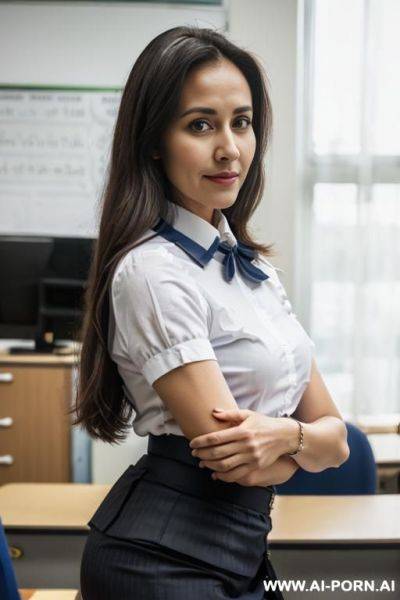 Teacher, big ass ,cullote visible - ai-porn.ai on pornintellect.com