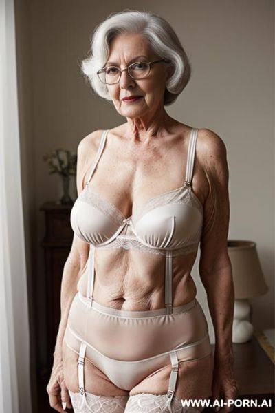 Sexy granny in underwear - ai-porn.ai on pornintellect.com