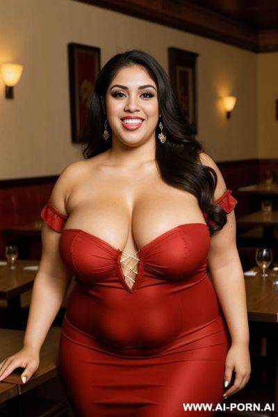 Very mexican, bimbo, nerd, big nose, chola, chicana, extra thicc, pear shaped - ai-porn.ai - Mexico on pornintellect.com
