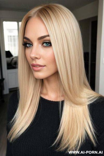 Long natural blonde hair - ai-porn.ai on pornintellect.com