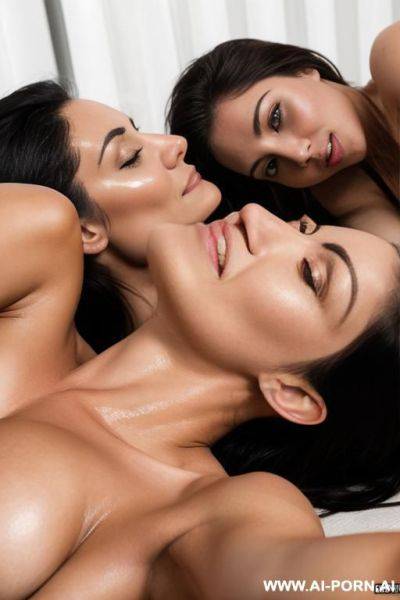 A fit woman is masturbated by a woman - ai-porn.ai on pornintellect.com