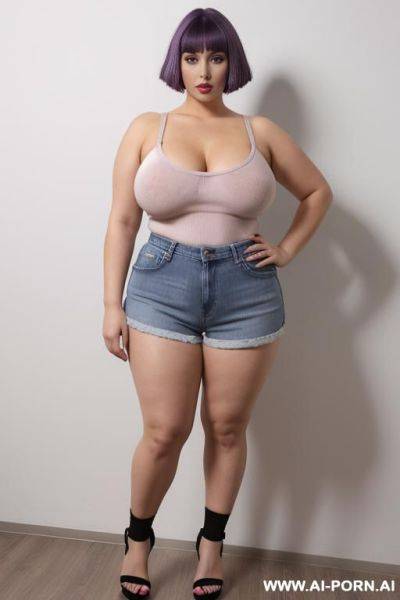 (((full body shot))), socks with sandals, poland, jeans short - ai-porn.ai on pornintellect.com