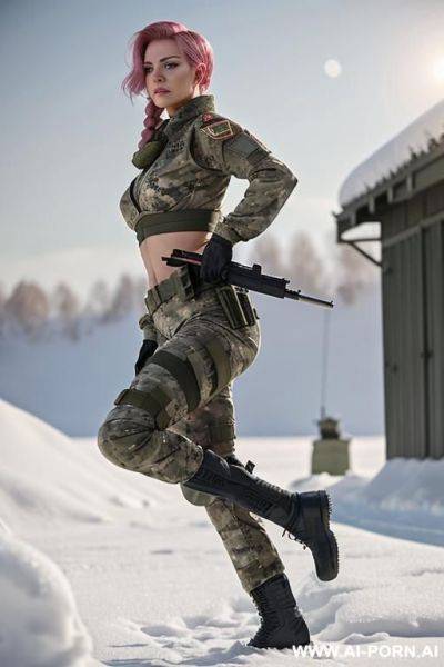Older woman, full body, wrinkled skin, wrinkled skin, sexy granny, sun s on skin, short hair, showering, wet skin, soapy bubbles, giving the middle finger, - ai-porn.ai on pornintellect.com